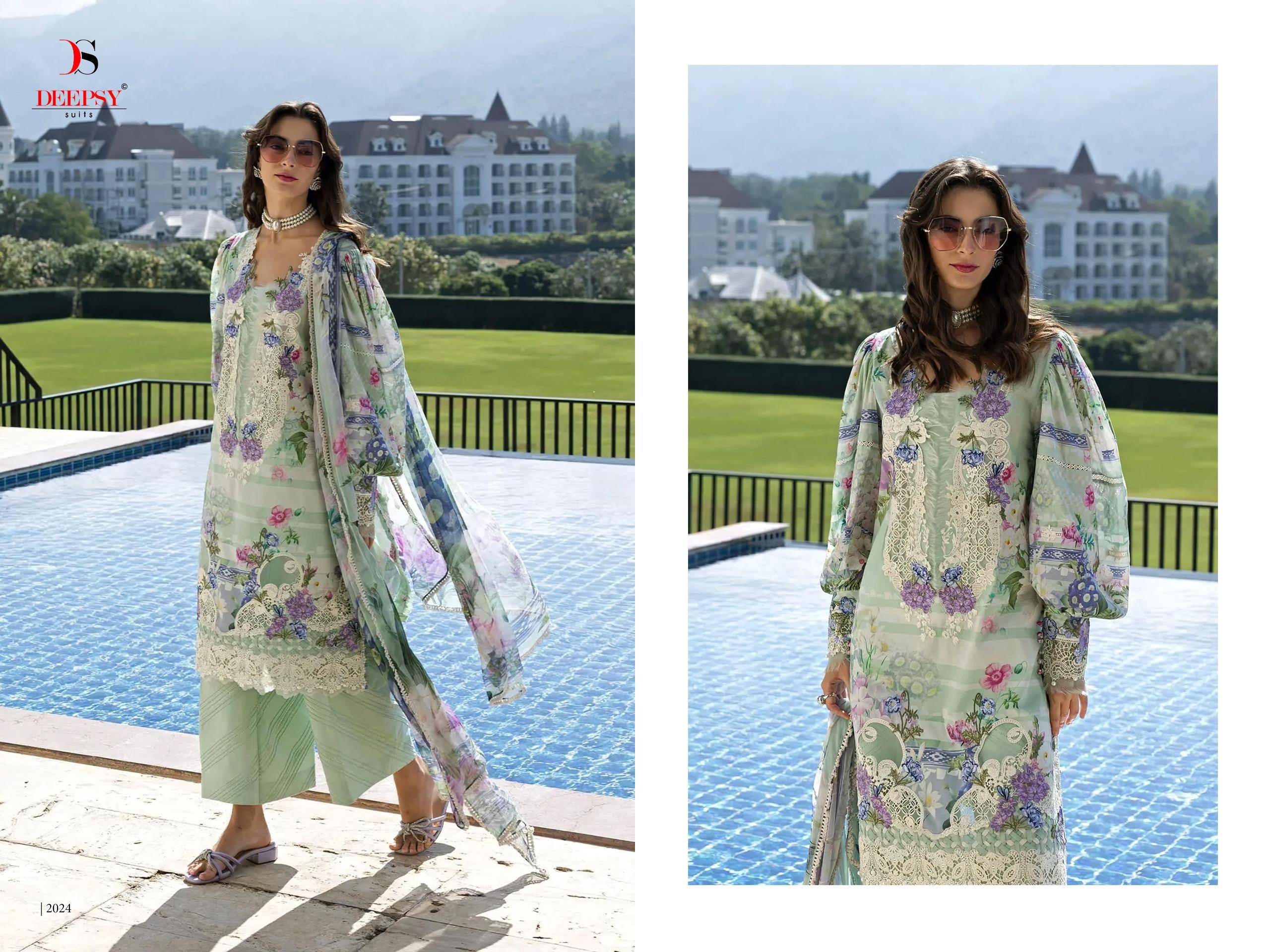 ELAF Signature-2 DEEPSY SUITS 2021 To 2026 Series Designer Pakistani Suits Pure Cotton Dresses At Wholesale Price